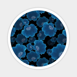 Blue flowers Magnet